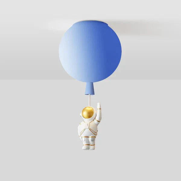 AstroMond – Moderne LED-Mondlampe mit Astronauten-Dekor