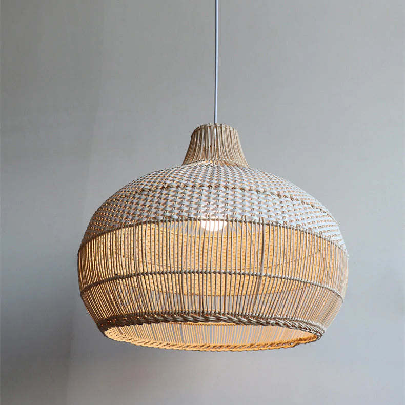 Alva – Pendelleuchte aus natürlichem Rattan