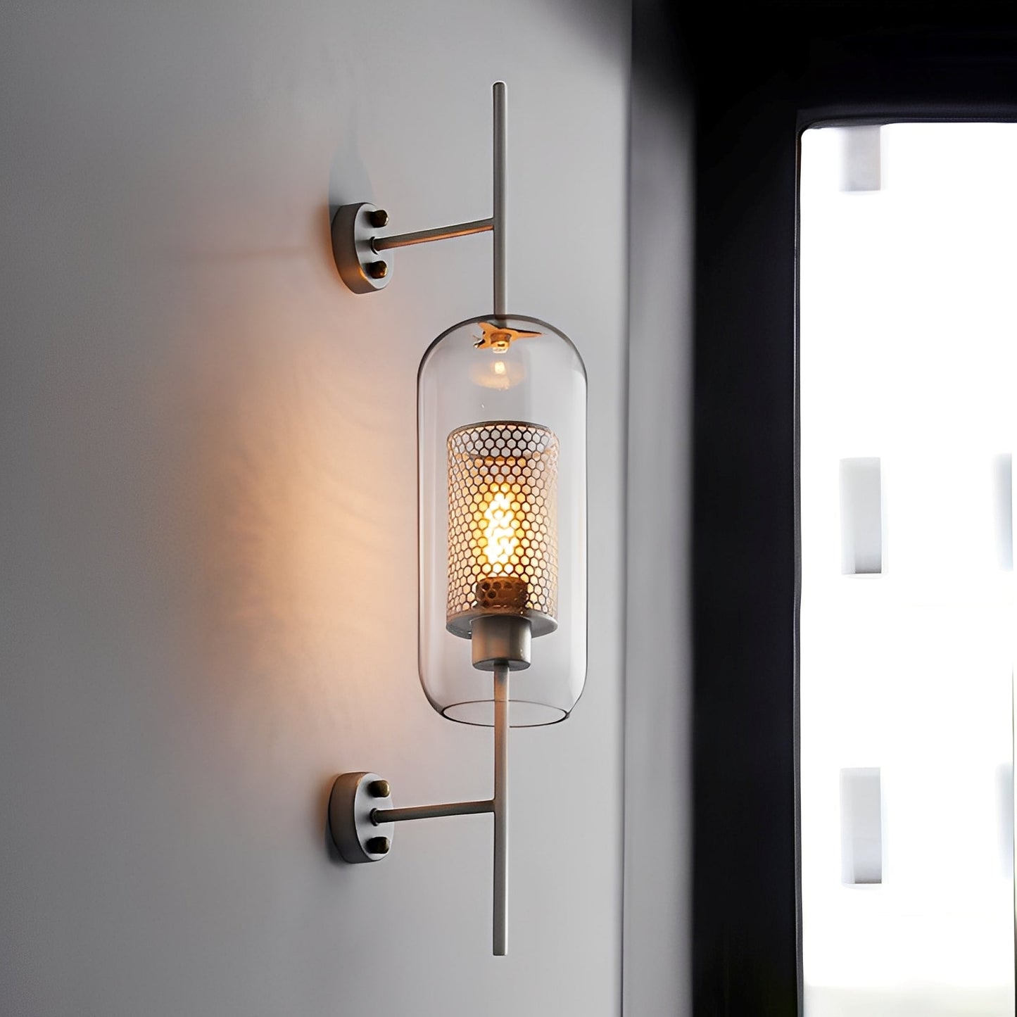 Nova – LED-Wandleuchte im Vintage-Stil