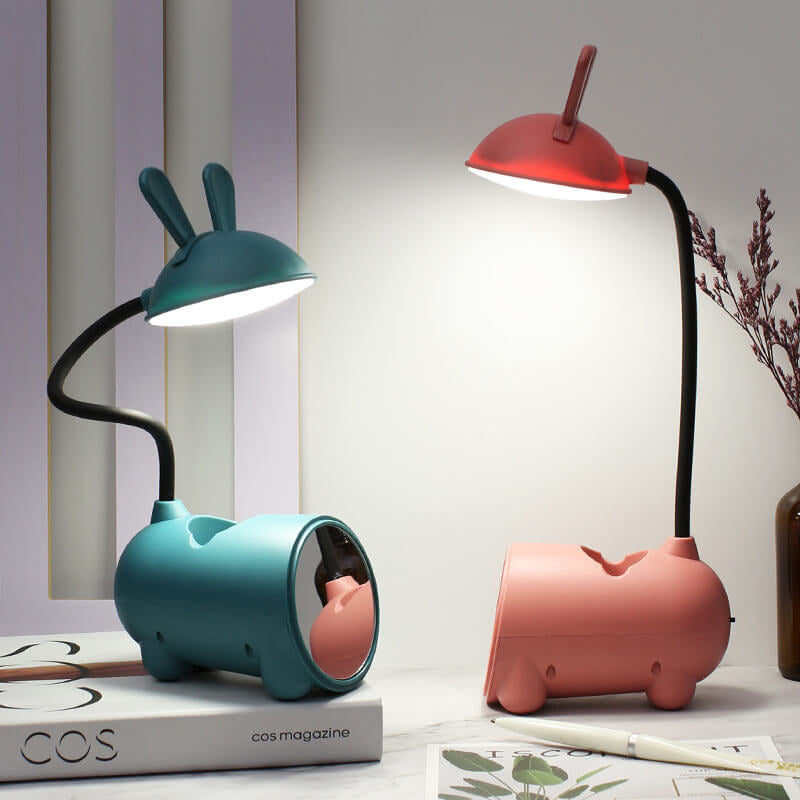 Multifunktionale Touch-Schreibtischlampe mit Stifthalter & USB – Ideal fürs Kinderzimmer