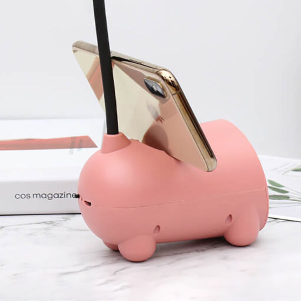 Multifunktionale Touch-Schreibtischlampe mit Stifthalter & USB – Ideal fürs Kinderzimmer