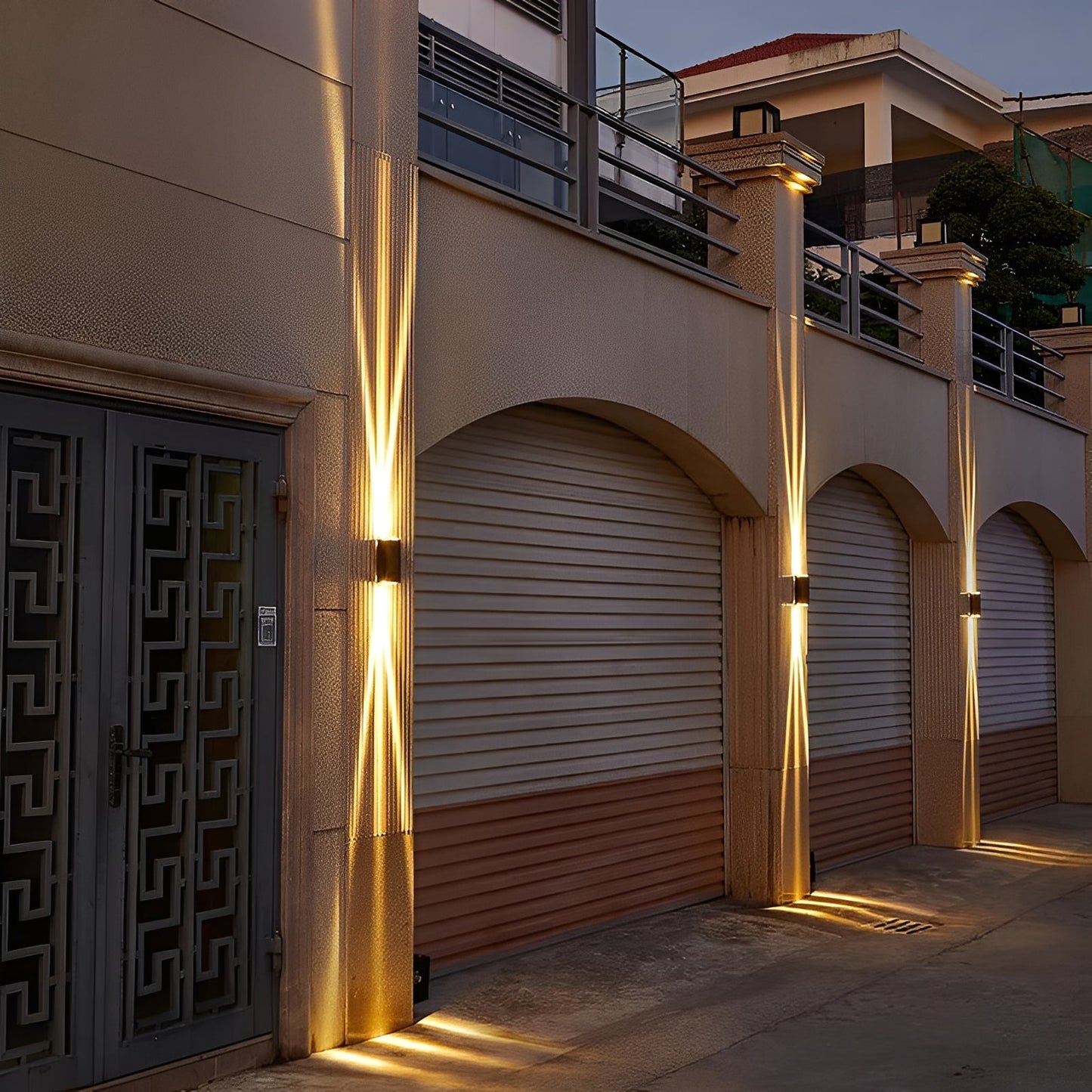 Aeris – LED Außenwandleuchte