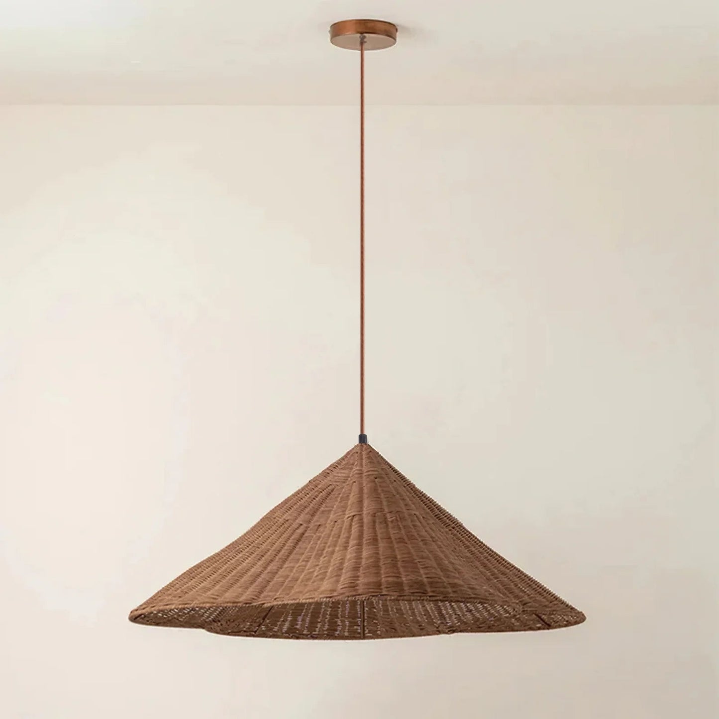 Isla – Boho Geflochtene Hängelampe