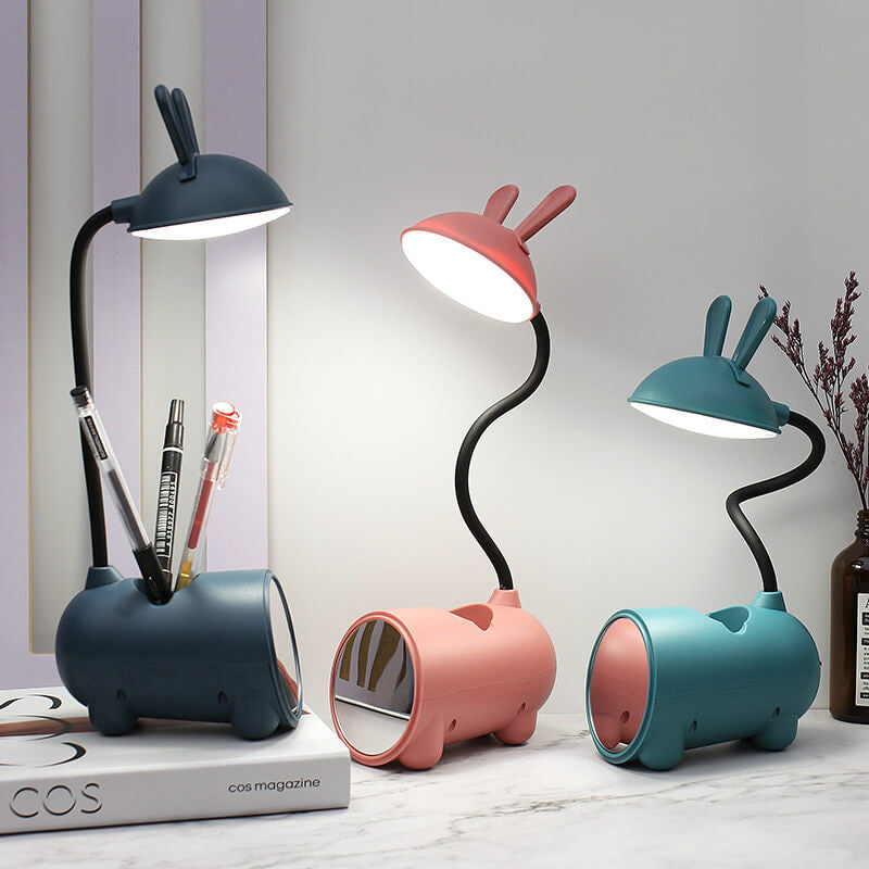 Multifunktionale Touch-Schreibtischlampe mit Stifthalter & USB – Ideal fürs Kinderzimmer