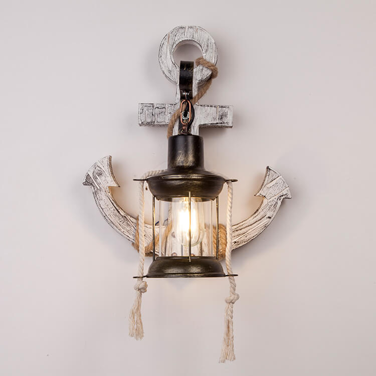 Dorian – Retro-Wandleuchte im Industrie-Design mit Anker