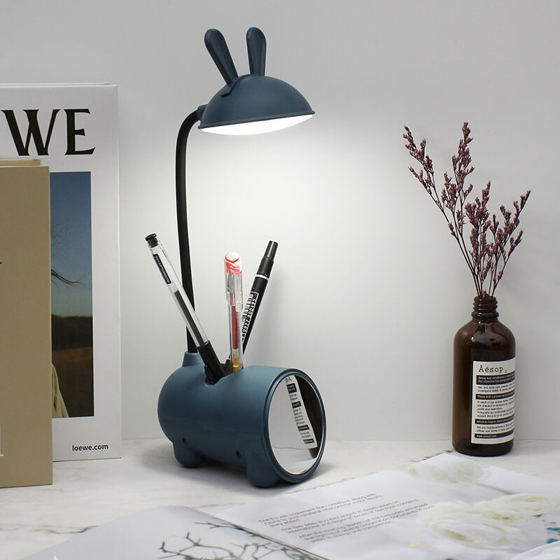 Multifunktionale Touch-Schreibtischlampe mit Stifthalter & USB – Ideal fürs Kinderzimmer