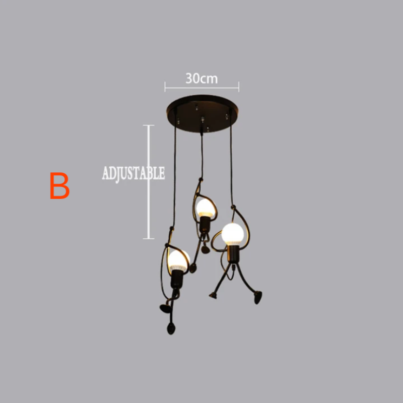 IronRetro – Industrielle Tischlampe im Superhelden-Look