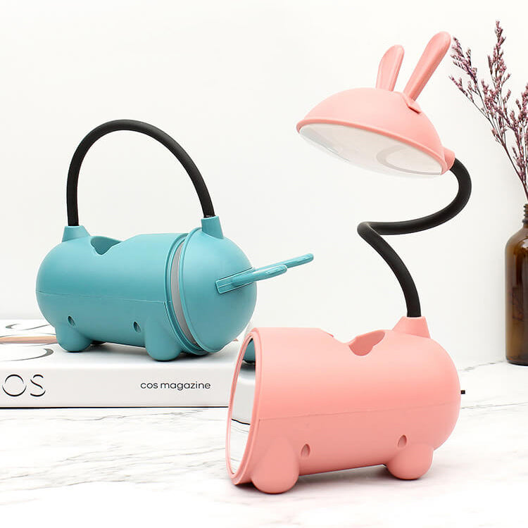 Multifunktionale Touch-Schreibtischlampe mit Stifthalter & USB – Ideal fürs Kinderzimmer