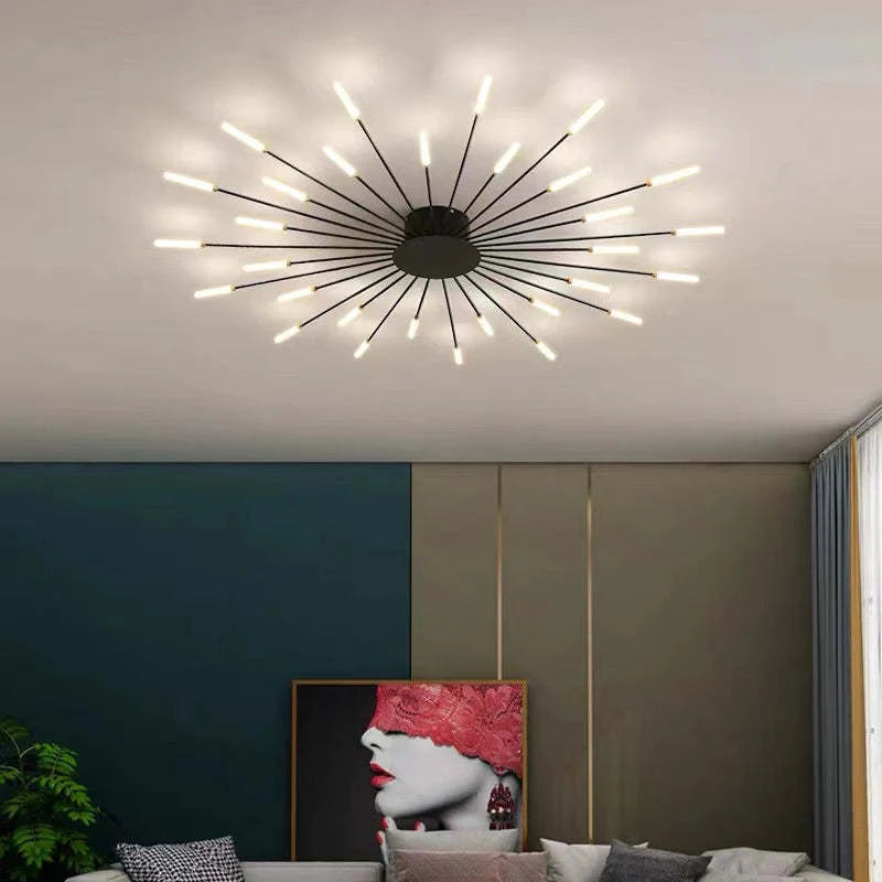 FireGlow – Deckenlampe mit funkelndem Feuerwerk-Design