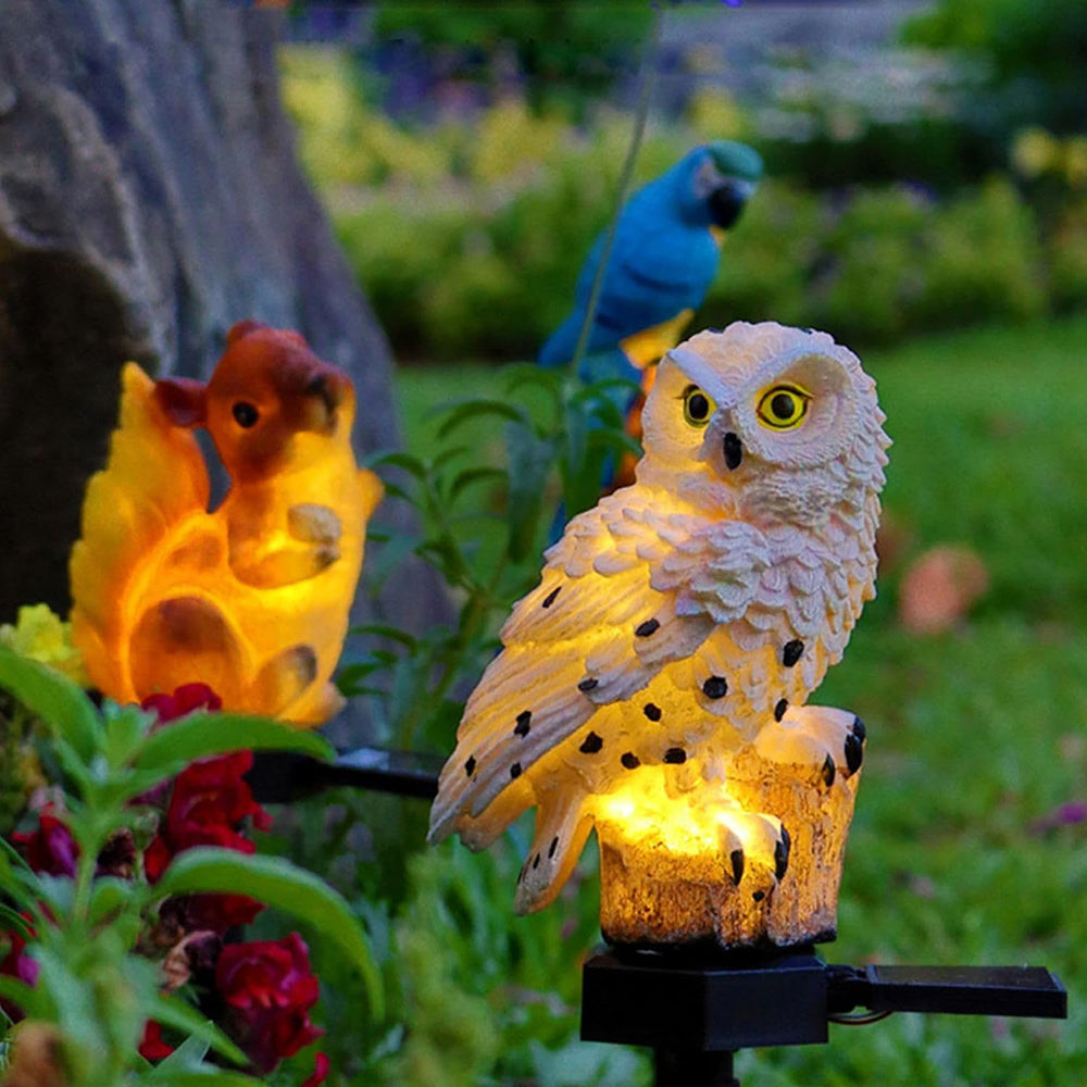 Lumo – Solarbetriebene Eulenlampe für Garten & Terrasse