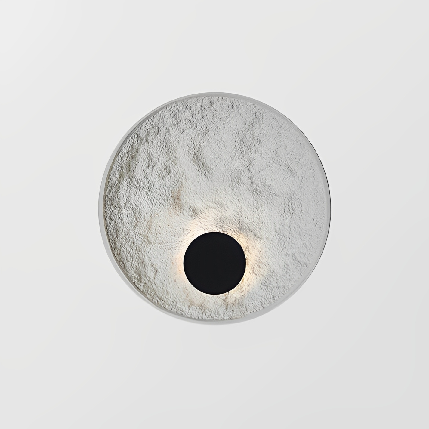 Lunaris – Runde LED-Wandleuchte mit weißem Kugel-Design