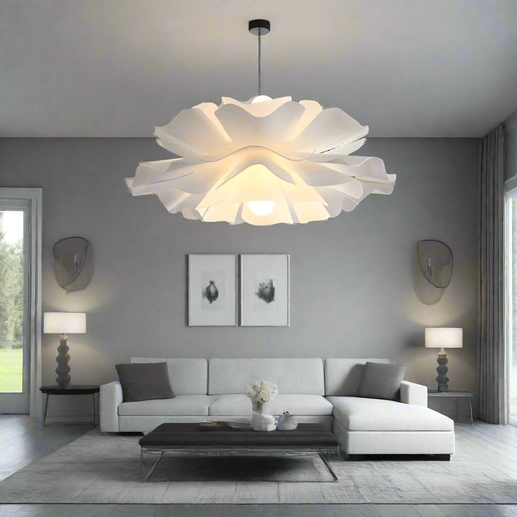 Blooming Brilliance - Moderne florale Pendelleuchte