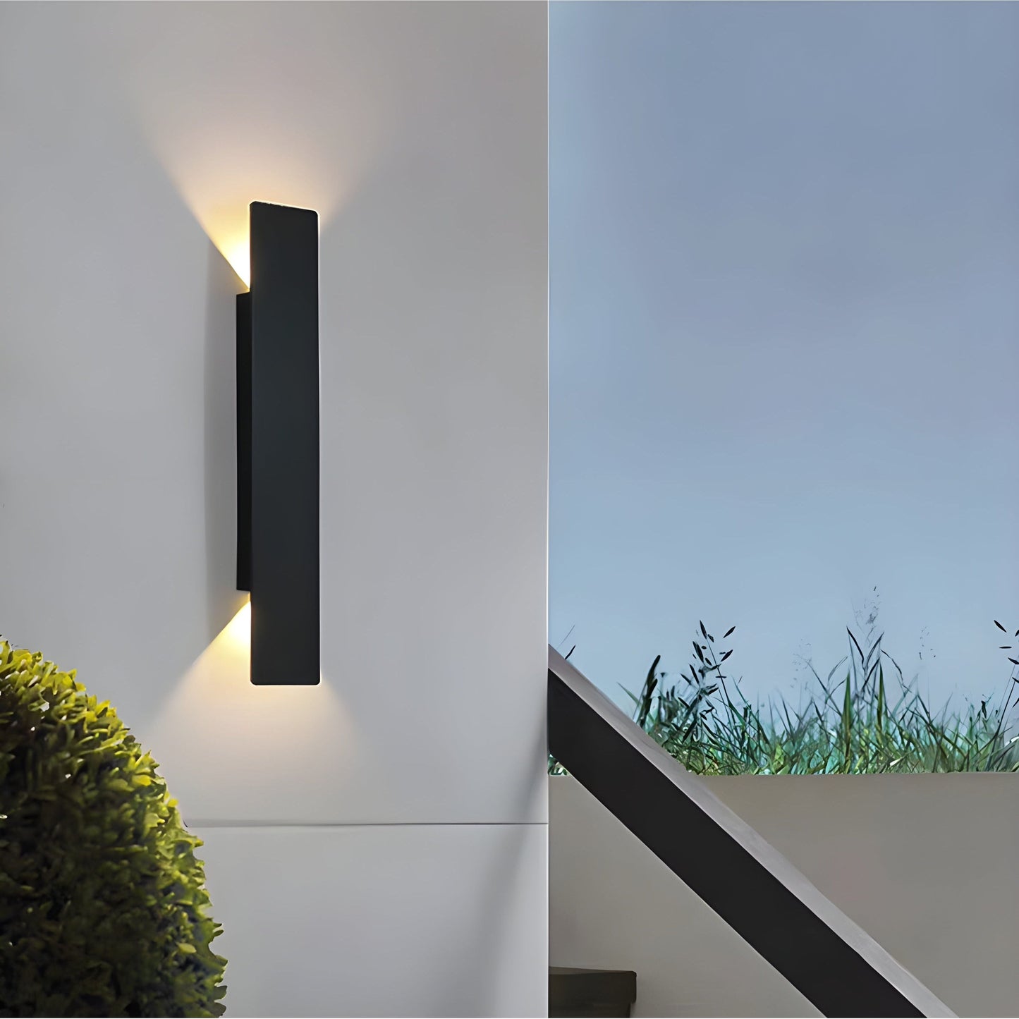 Moderne, minimalistische LED-Wandleuchte