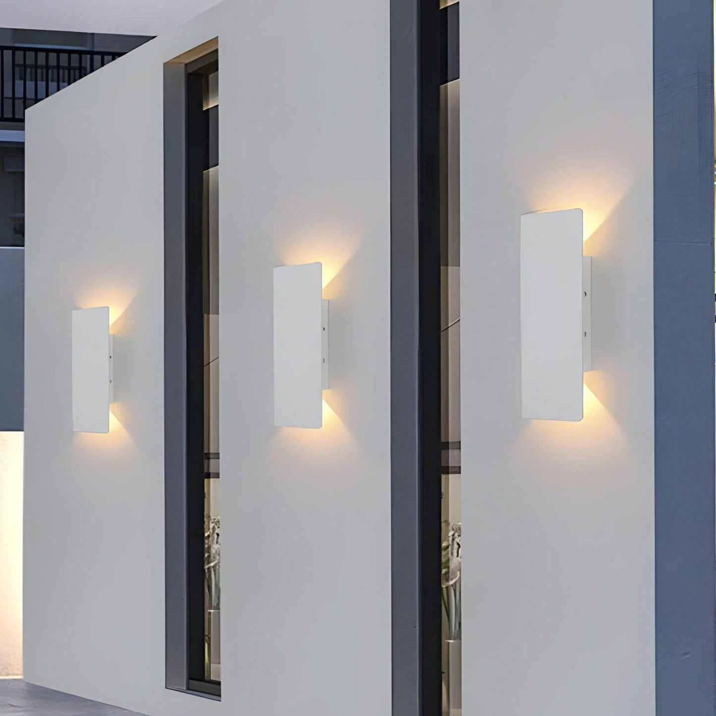 Moderne, minimalistische LED-Wandleuchte