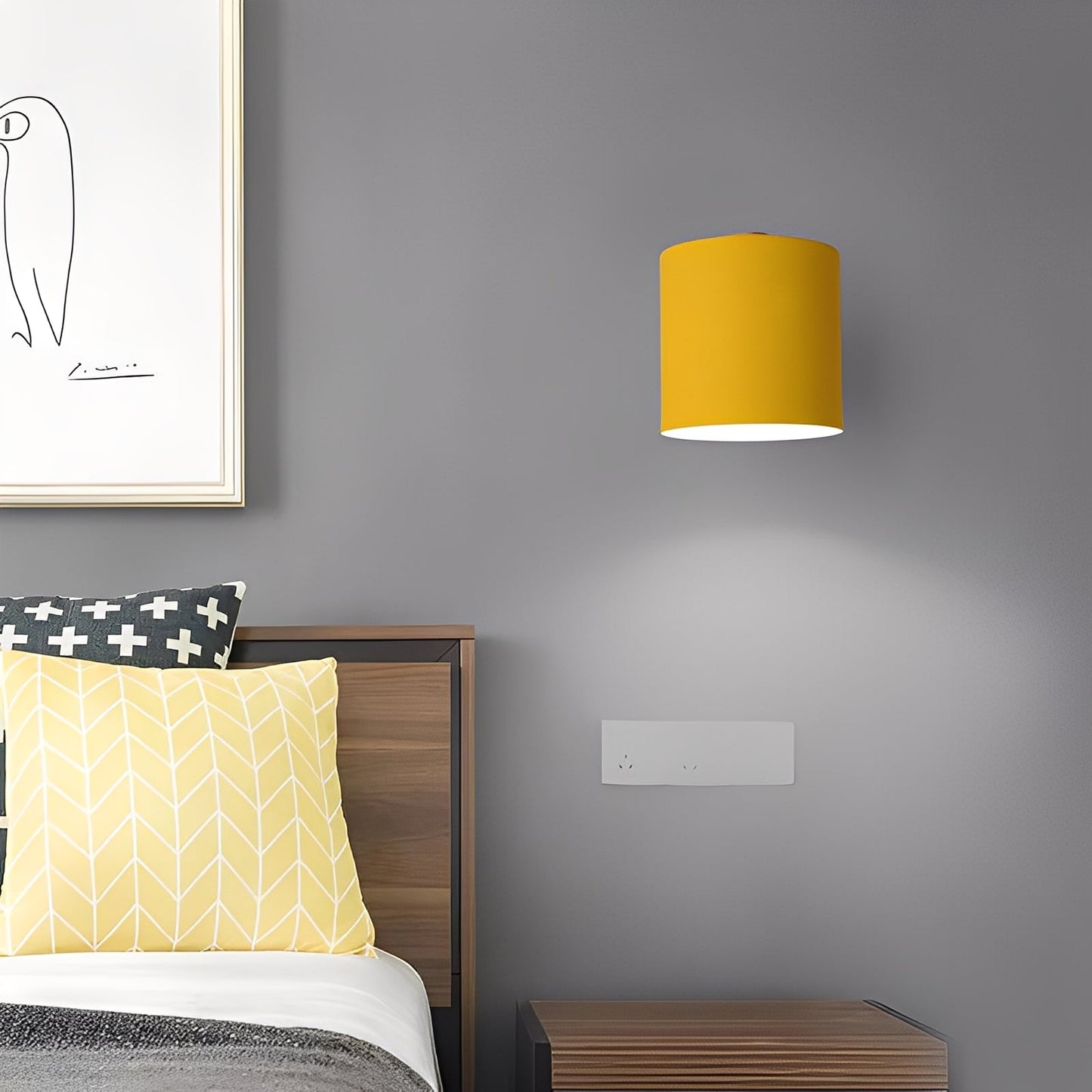 Aurora – Nordische Wohnzimmer-Wandleuchte