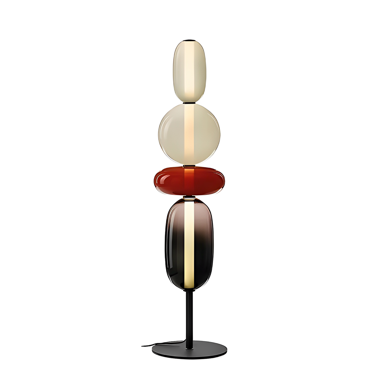 PrismGlow – Bunte Glas-Stehlampe mit beeindruckenden Lichteffekten