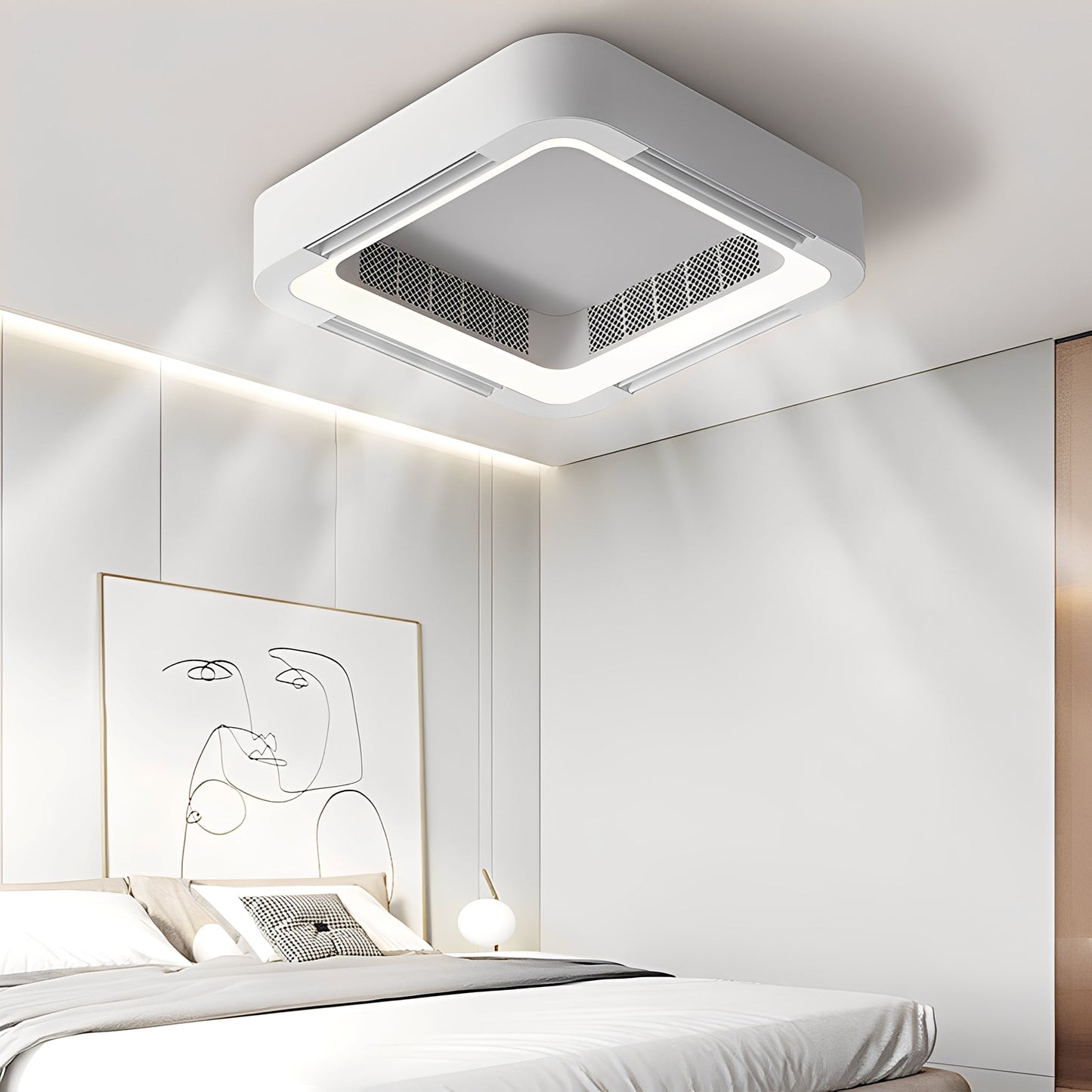 Akeno – Smarte Deckenventilatorlampe