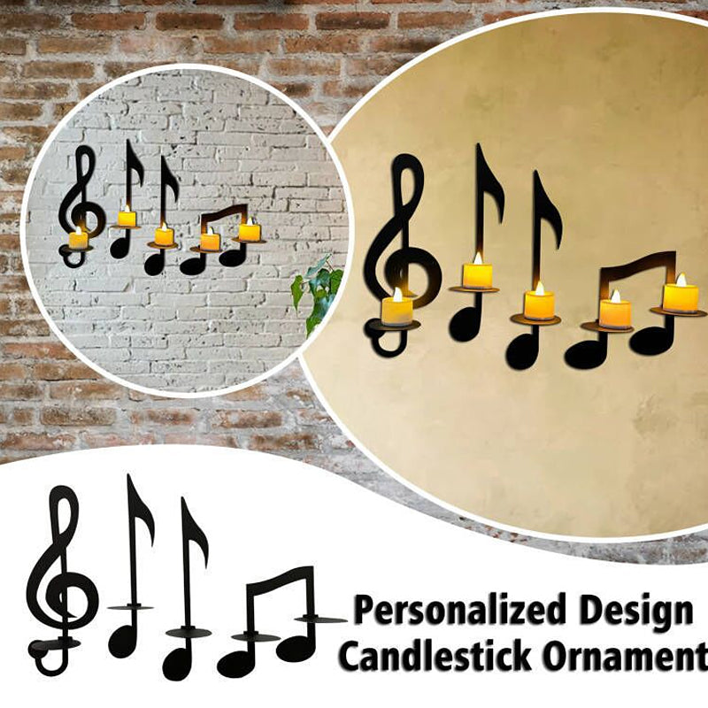 MelodyGlow – Wandlampe in Musiknotenform