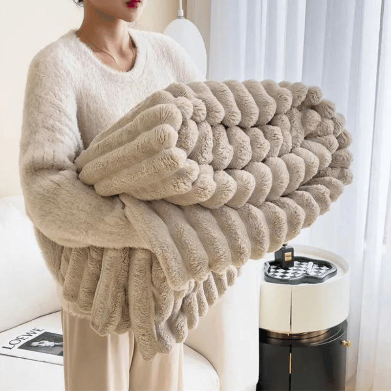 Nola – Dicke Flanell-Decke im skandinavischen Stil