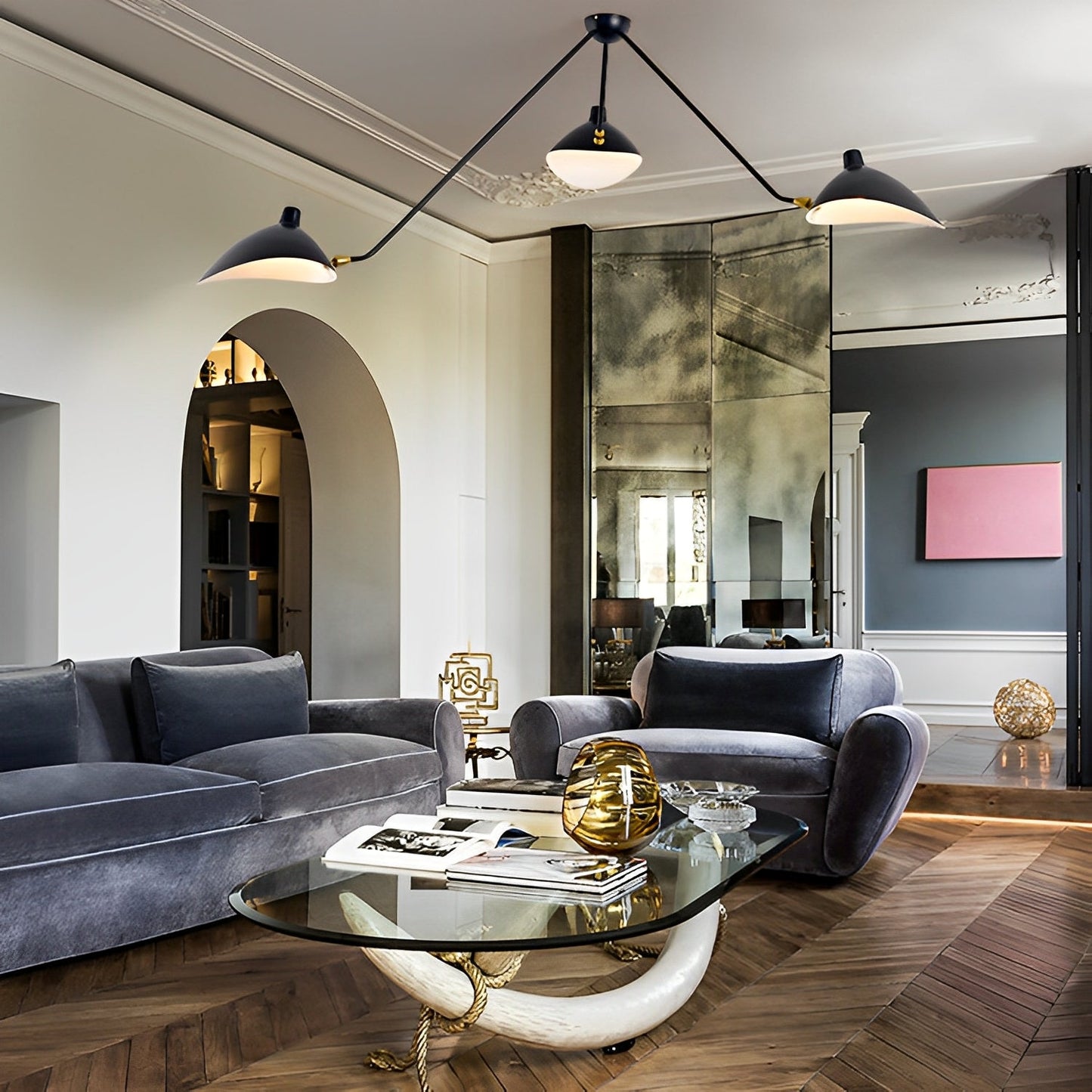 Ylva – Moderne Hängelampe mit Entenschnabel-Stil