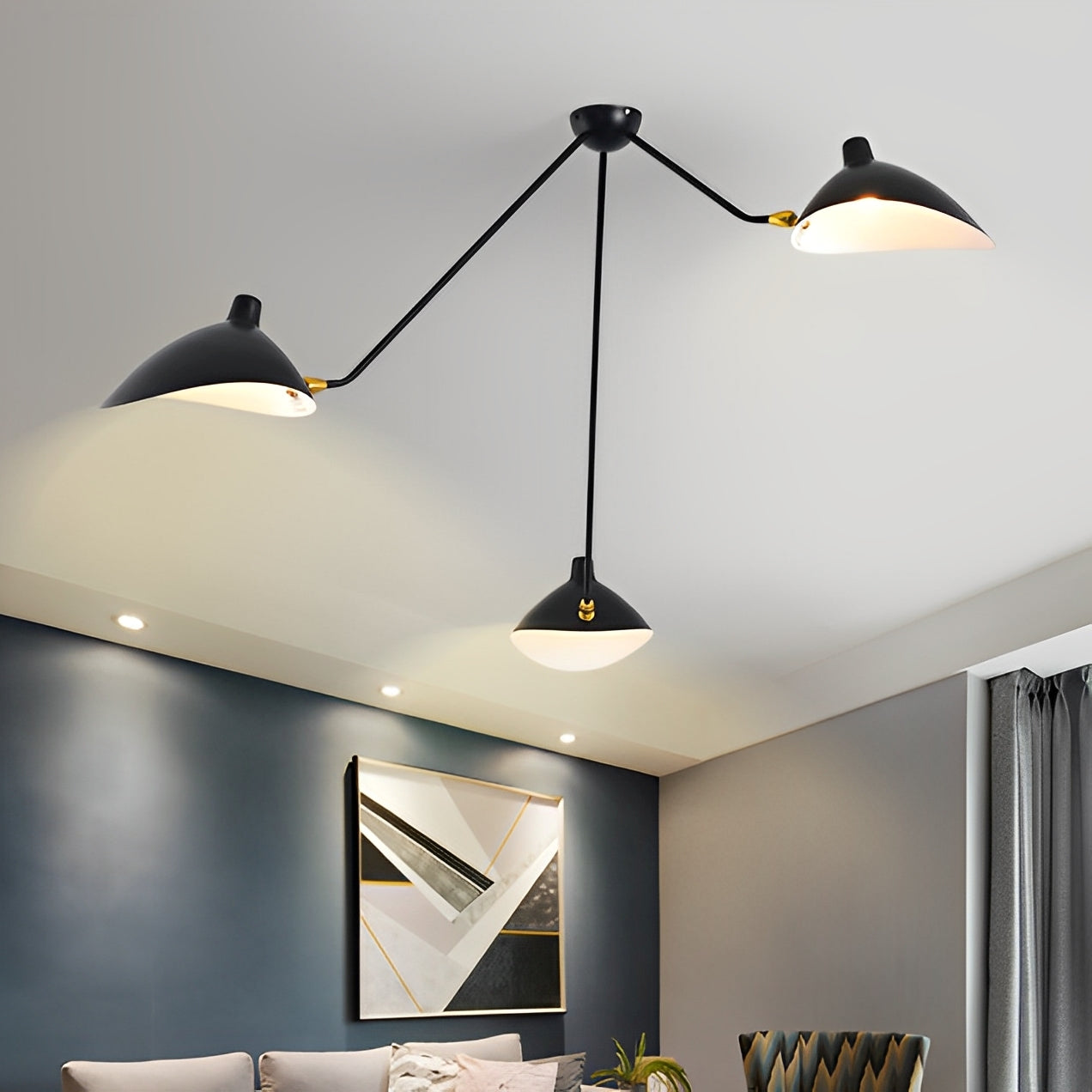 Ylva – Moderne Hängelampe mit Entenschnabel-Stil