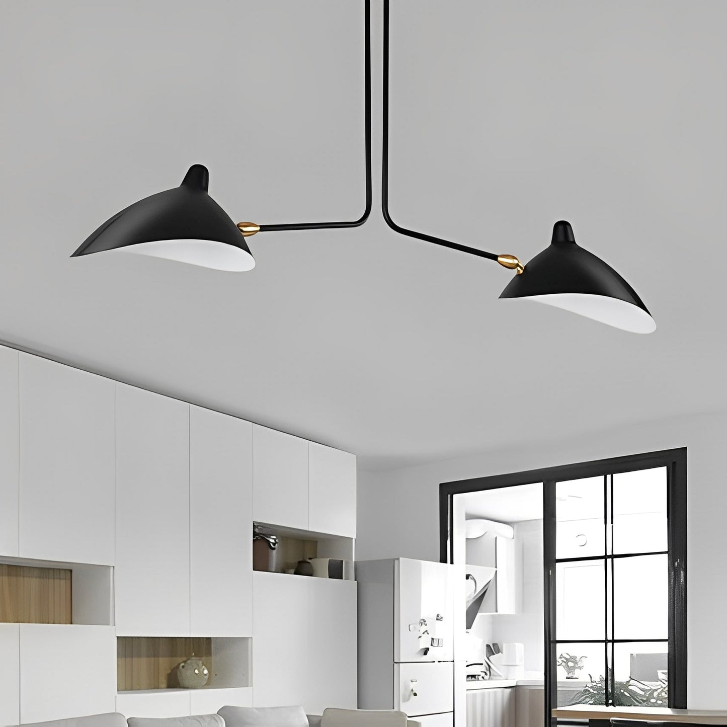 Ylva – Moderne Hängelampe mit Entenschnabel-Stil