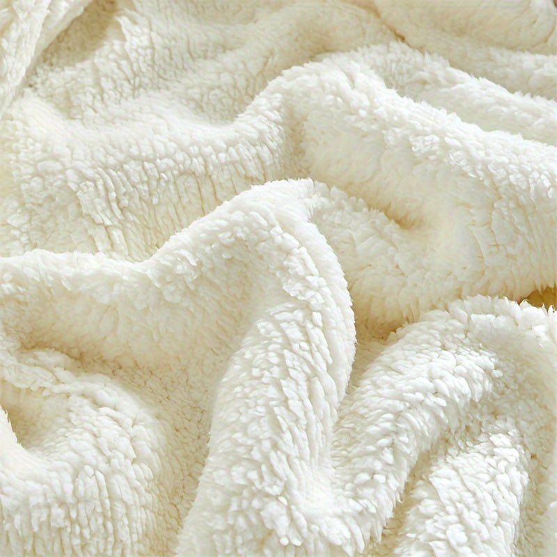 KuschelWolke – Flauschige Sherpa-Decke für Sofa & Bett, wendbar & waschbar