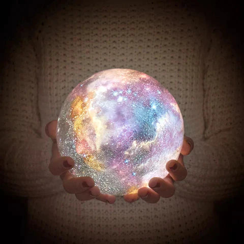 StarAura – Nachtlampe mit Sternenhimmel & Touch-Steuerung