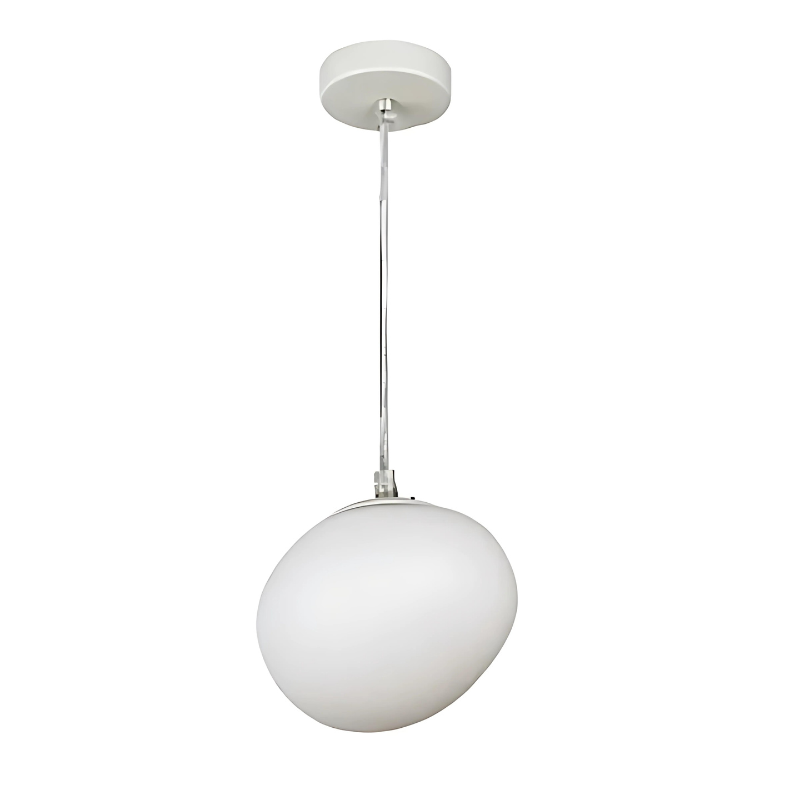 Elina – Hängelampe mit Glas-Kiesel-Design für elegante Lichtakzente