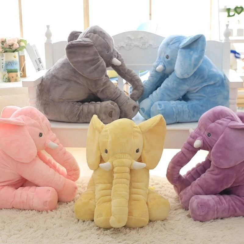 EleSnug – Niedliches Kuschelkissen in Baby-Elefantenform
