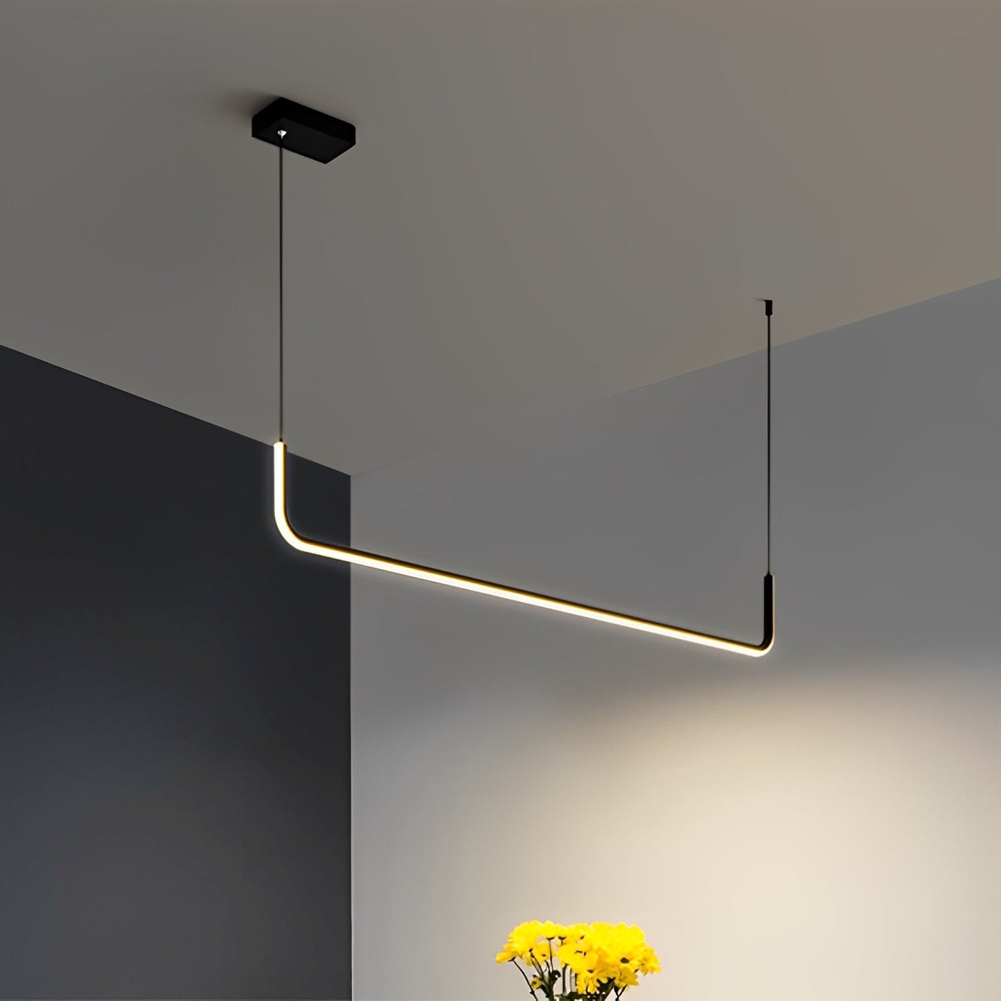 Analyn – Schlichte LED-Deckenlampe mit Metallschirmen