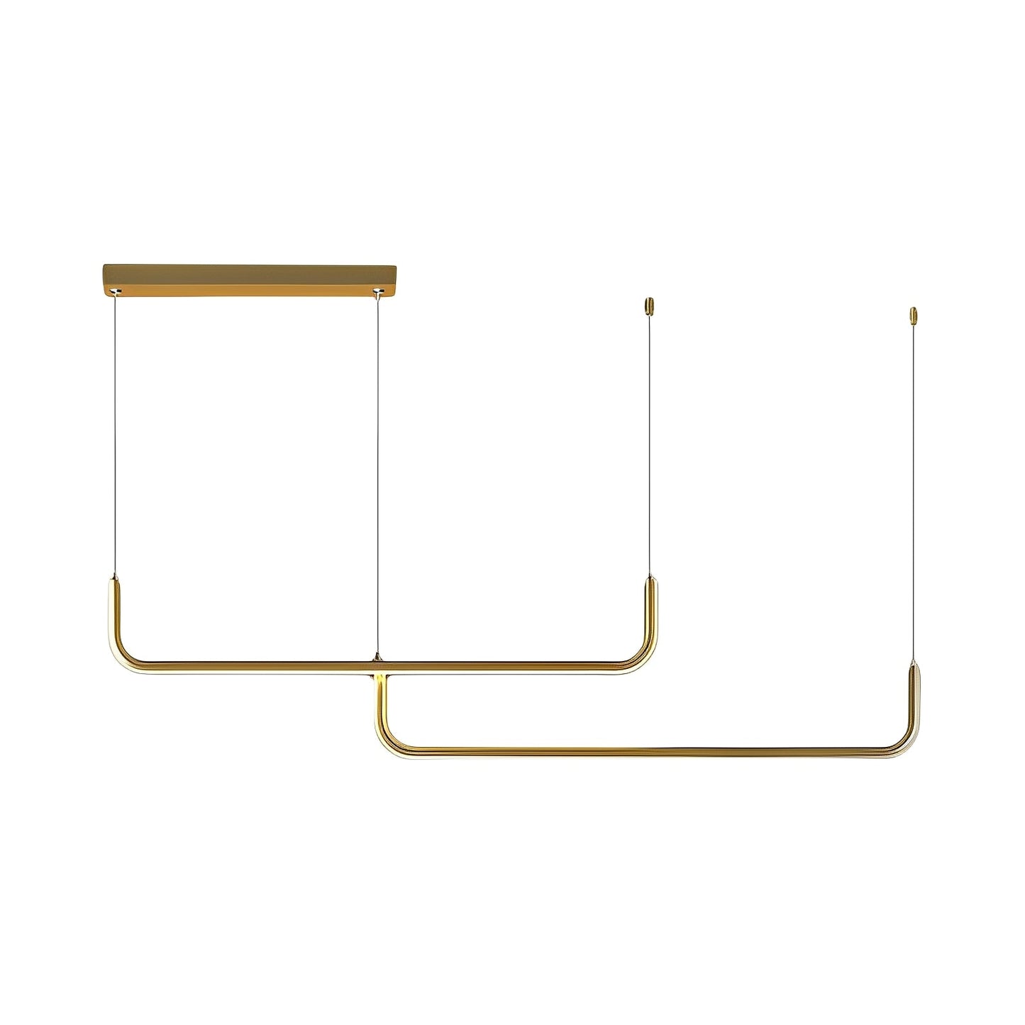 Analyn – Schlichte LED-Deckenlampe mit Metallschirmen