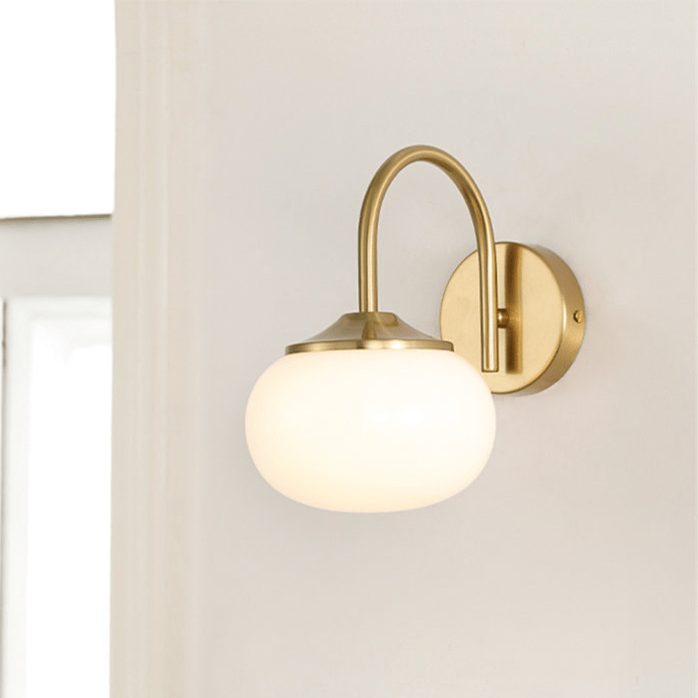 Celia – Eisen- und Glas-Wandleuchte