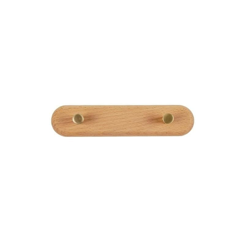 Brunn – Garderobenleiste aus Holz & Messing