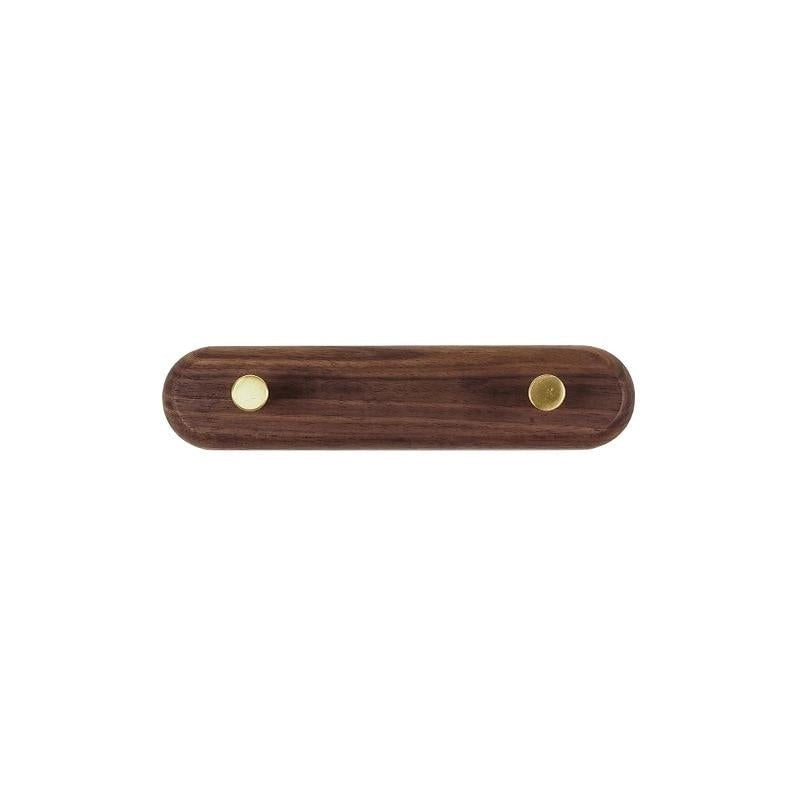 Brunn – Garderobenleiste aus Holz & Messing