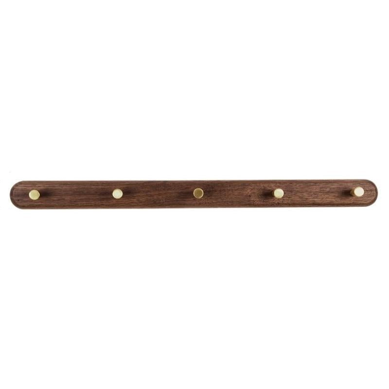Brunn – Garderobenleiste aus Holz & Messing