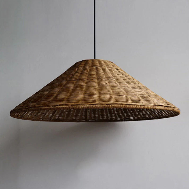 Niva – Boho Pendelleuchte aus Rattan