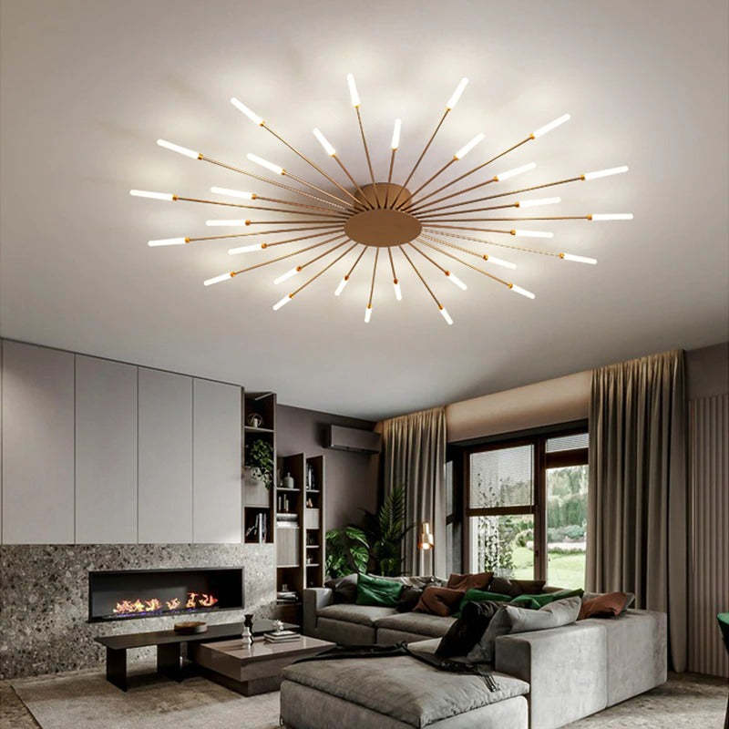 FireGlow – Deckenlampe mit funkelndem Feuerwerk-Design
