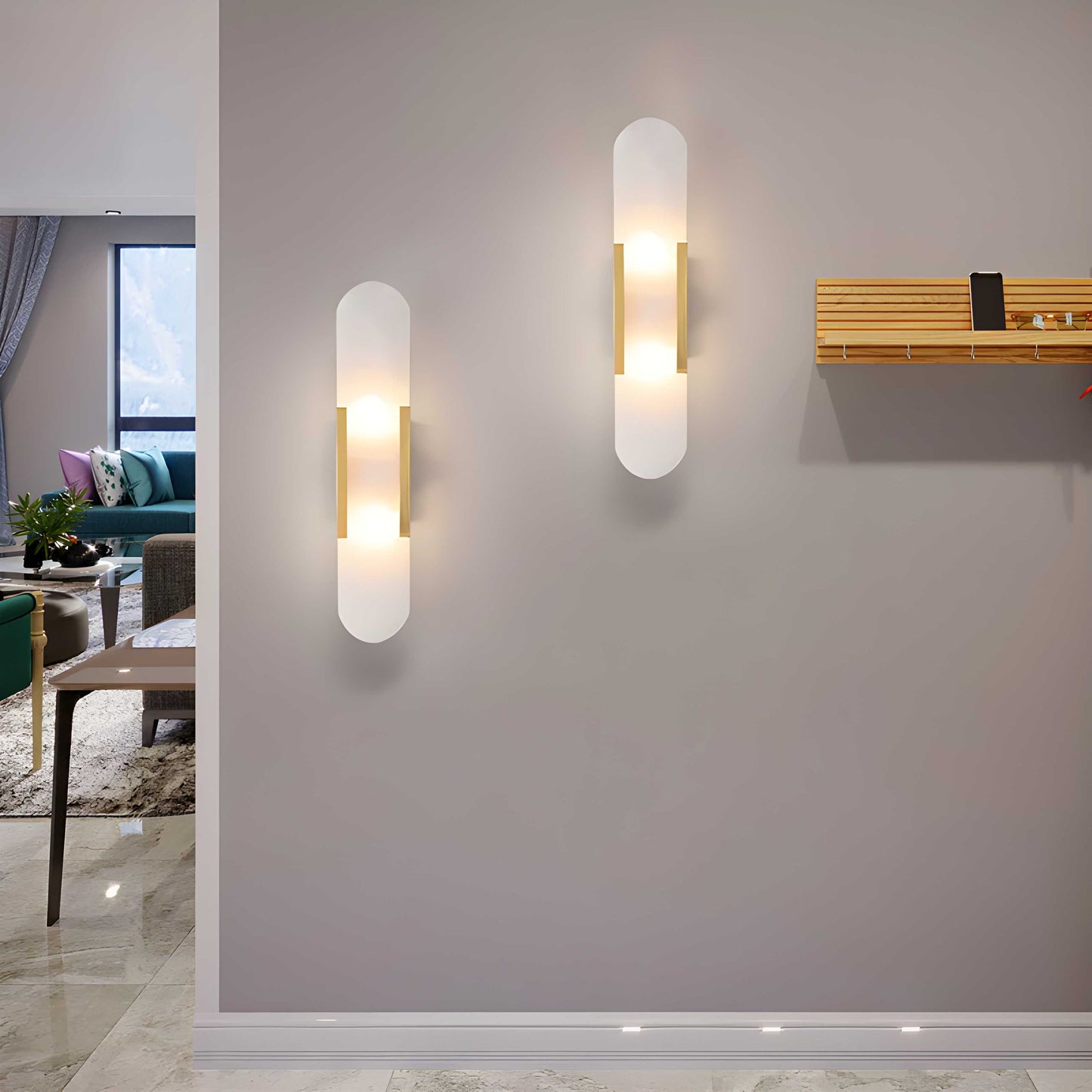 Samuel – Moderne Nachttisch-Wandlampe