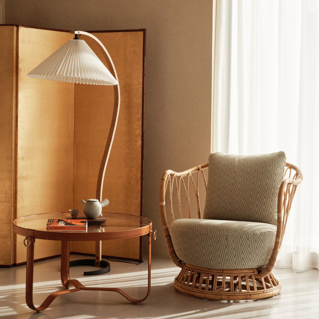 Selina – Skandinavische Stehlampe im Retro-Look
