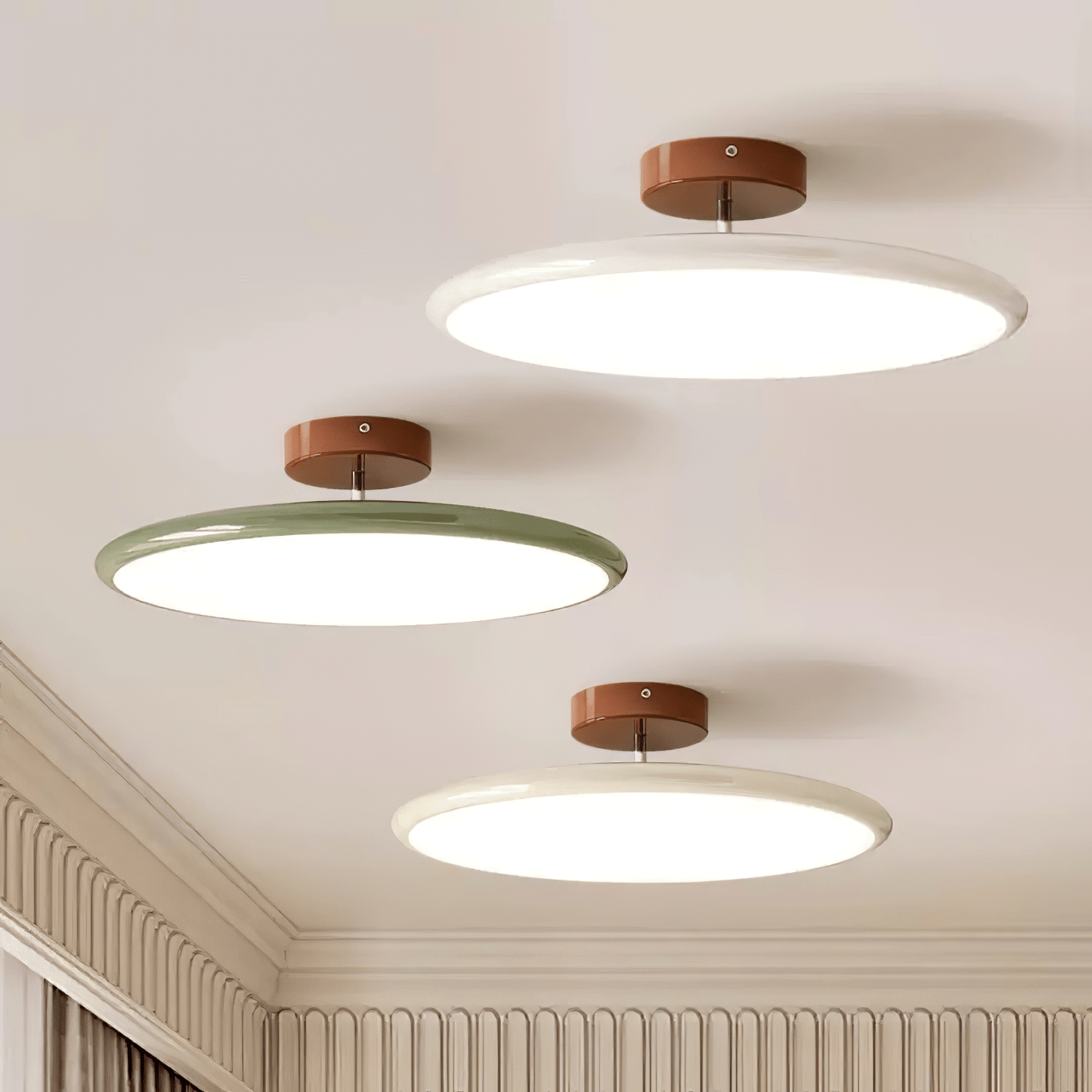 Elyse – Französische Creme-Deckenlampe