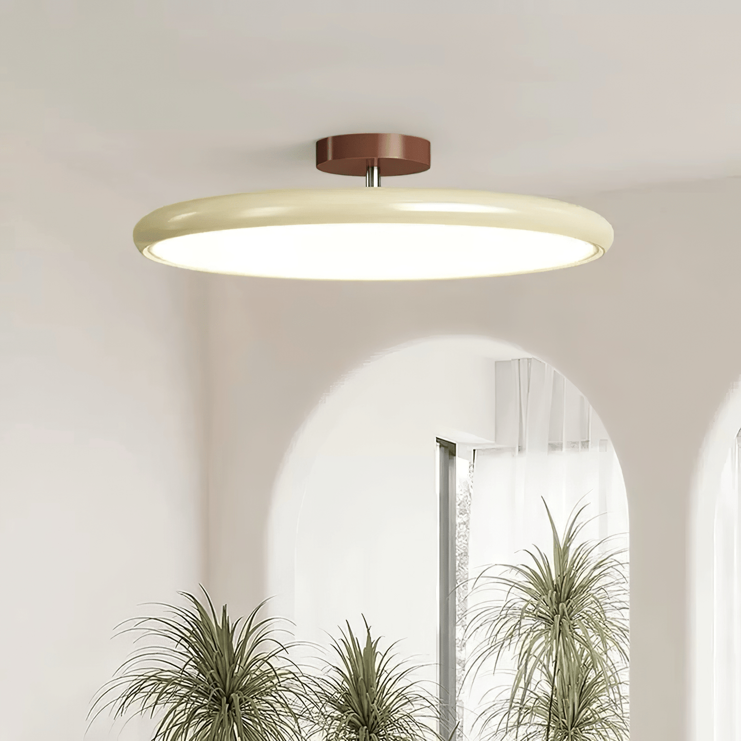 Elyse – Französische Creme-Deckenlampe