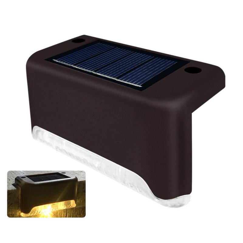 Wetterfeste Solar-Treppenlichter für außen (4er-Set)