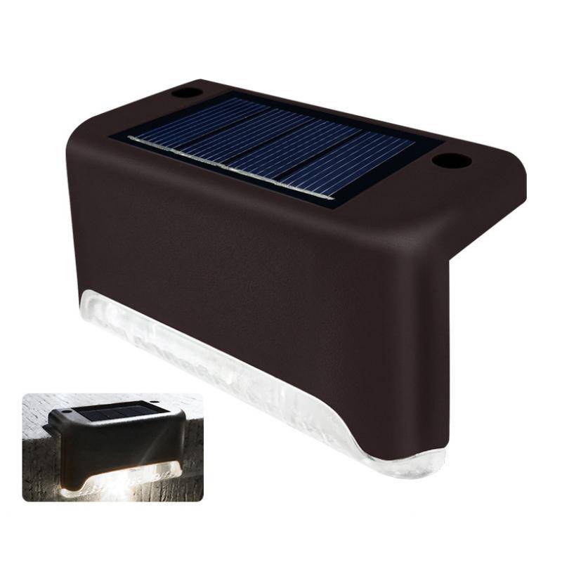 Wetterfeste Solar-Treppenlichter für außen (4er-Set)