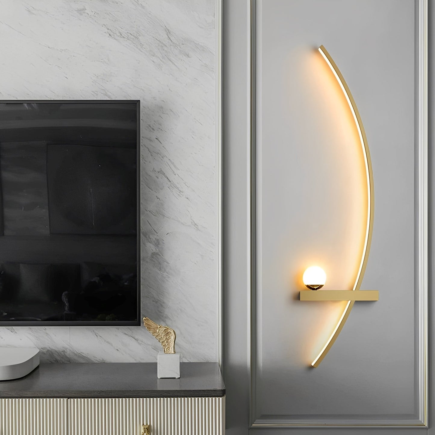 Fineas – Moderne Gitter-Wandleuchte