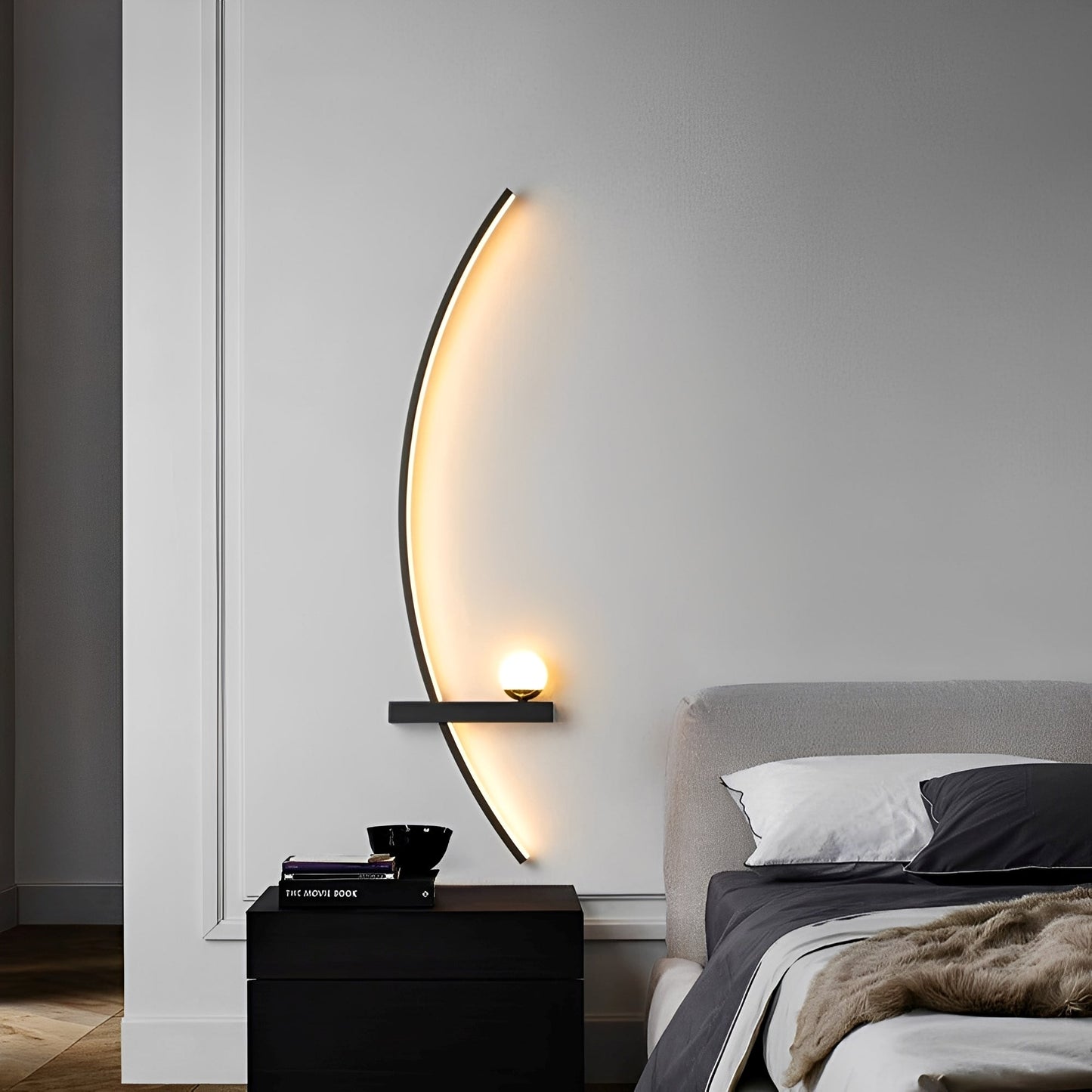 Fineas – Moderne Gitter-Wandleuchte