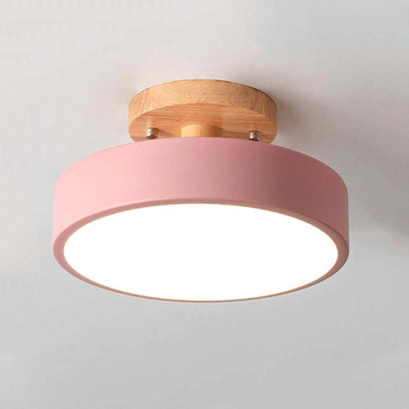 HolzGlanz – Moderne Deckenlampe aus Holz