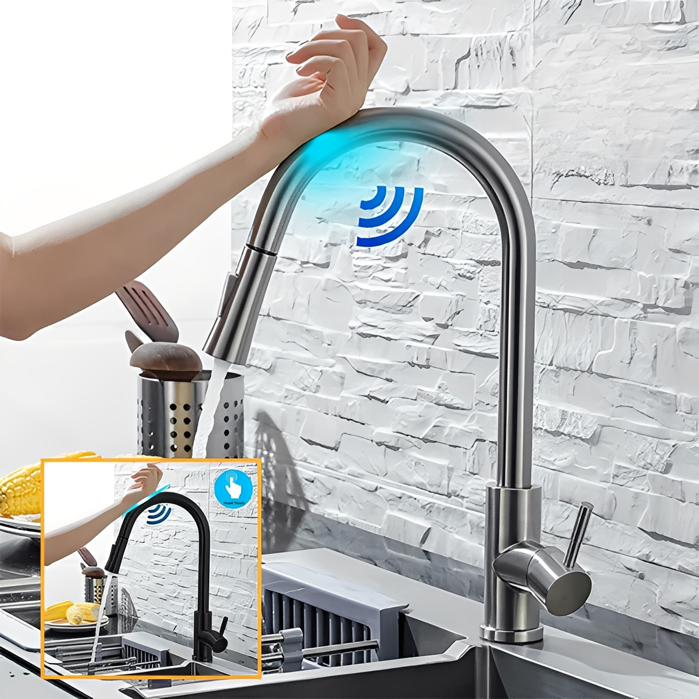 AquaTouch – Sensor-Küchenarmatur mit intuitiver Steuerung