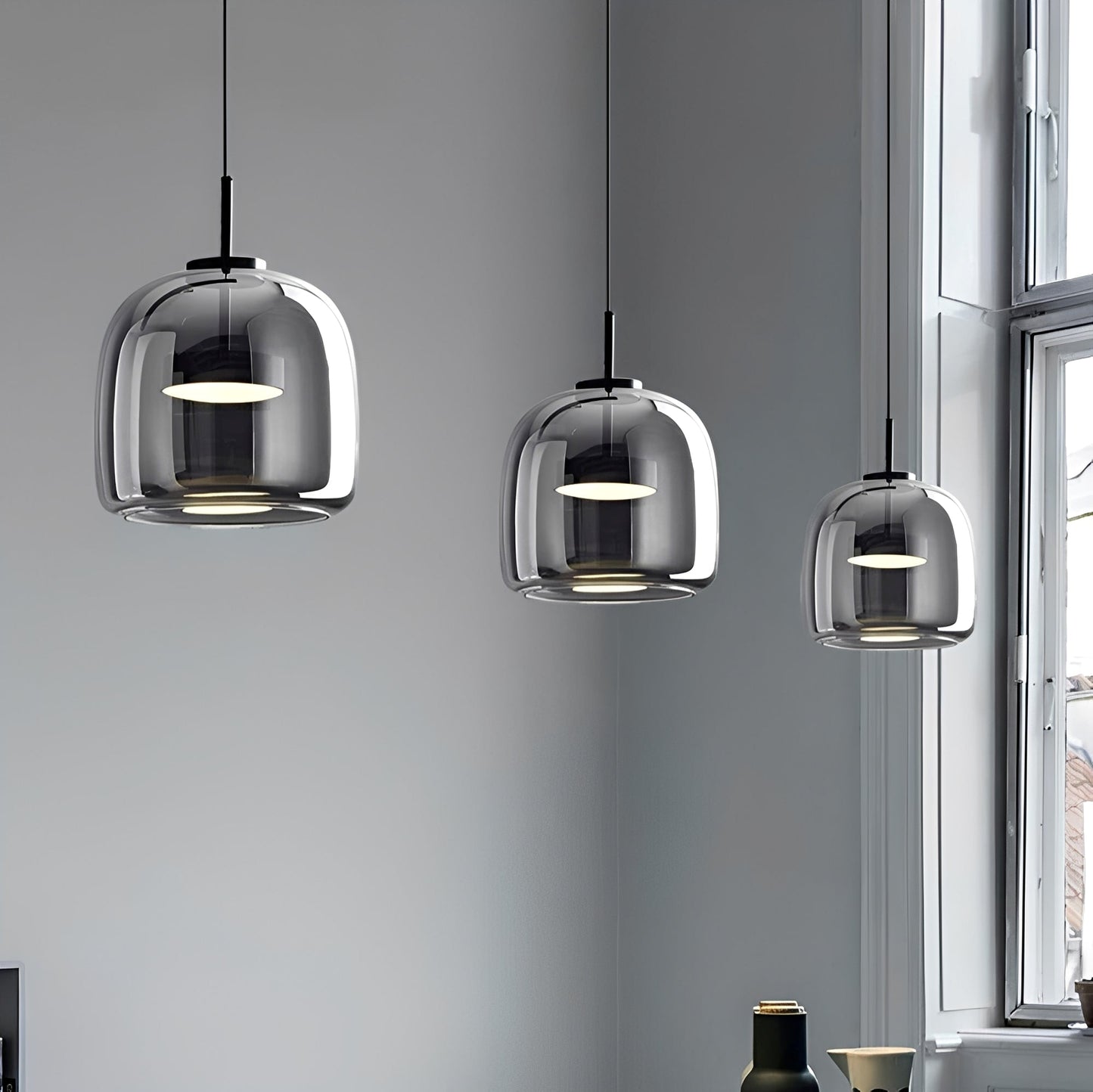 Ella – Moderne Glas-Hängelampe mit Charakter
