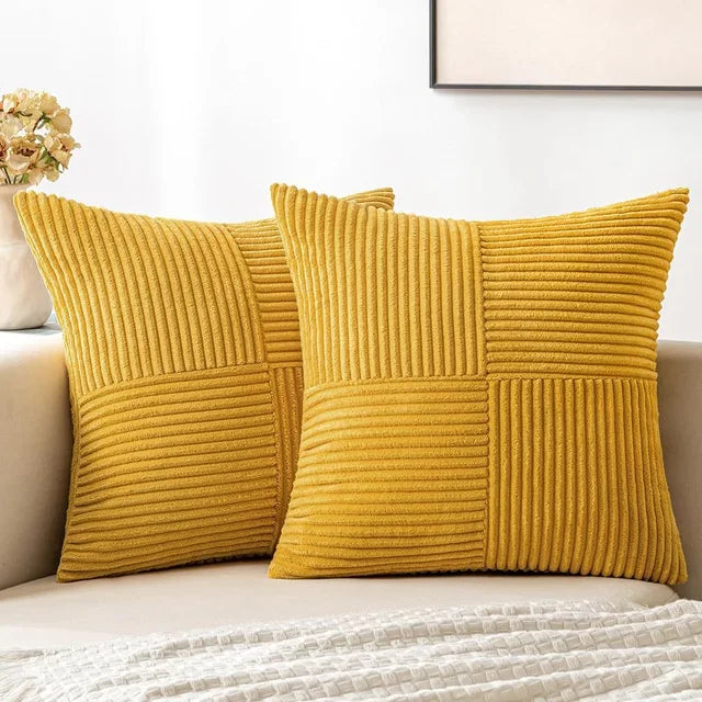 Cord Kissen Sofa Minimalist Kissenbezug